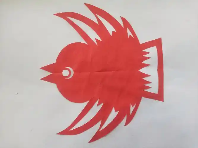 小学生剪纸作品步骤鸟