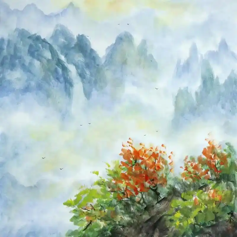 朱曜奎(清华大学美术学院教授)作品欣赏一胡润艺术榜排名第八#