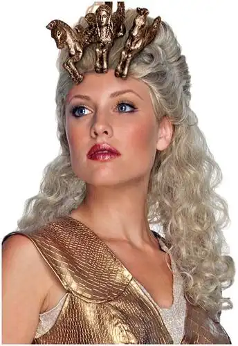 卡妮卡纶 女王高贵冷艳气质假发 派对必备 蓬松小卷 全手织 高温丝整