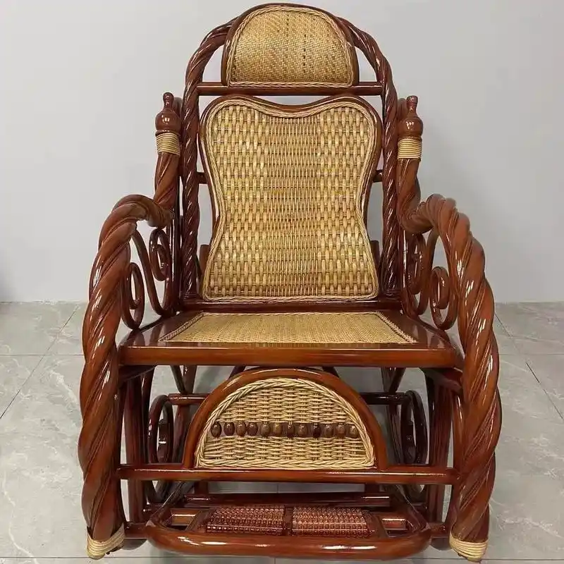 传统手工艺品真藤摇椅不谈钱只谈缘只需两千多元