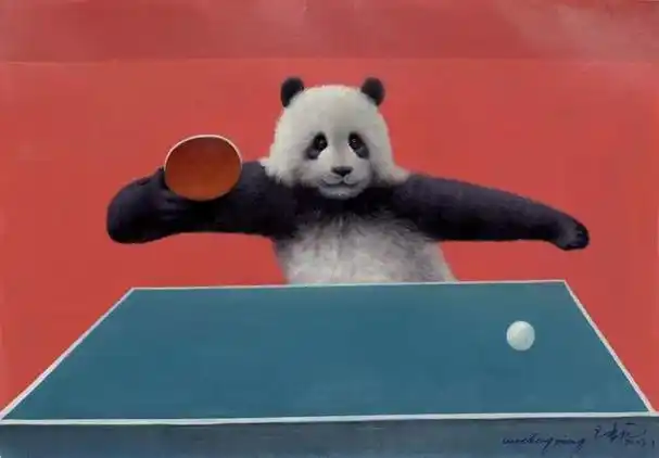 "运动熊猫"艺术画作献礼大运会