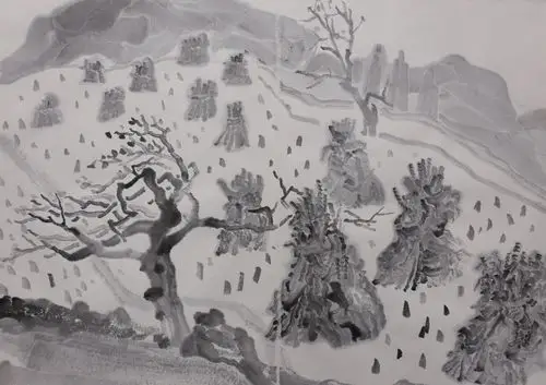 圭山写生册之六_蒋明辉_发现艺术品_大艺网