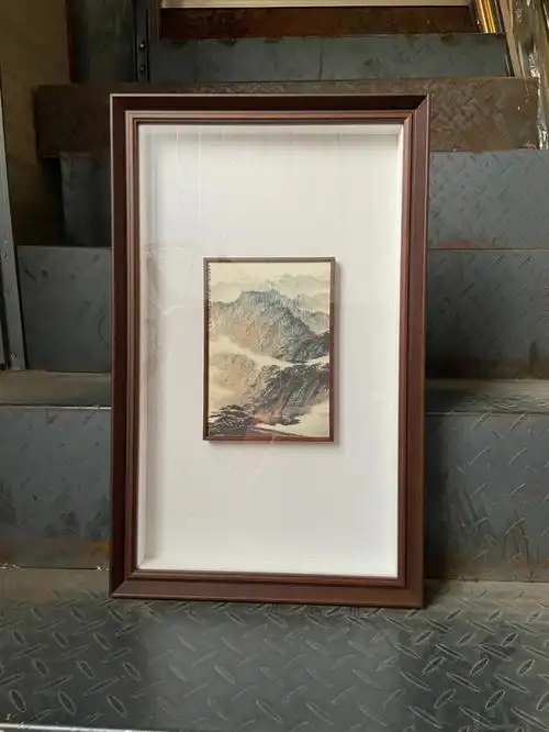 装裱  #国画框中框