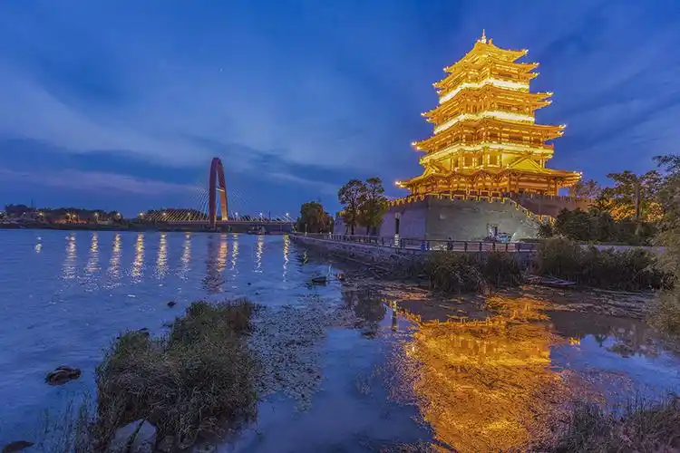 拍摄地点: 江苏省宿迁市泗阳县古运河风光带  拍摄时间: 2018-06-15