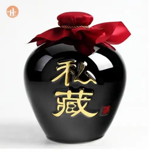 中国人不吃这一套酒坛私人订制logo酒瓶瓷密封酒壶礼盒送礼装 o81-2斤