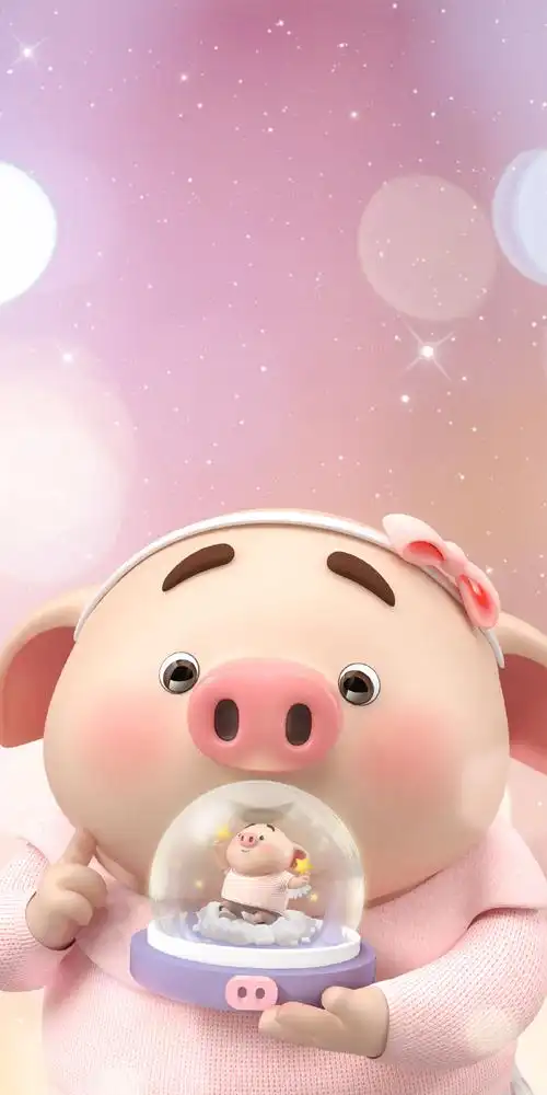 情侣壁纸##猪小屁四周年##治愈系