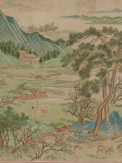 真的有桃花源吗丨仇英《桃花源图》