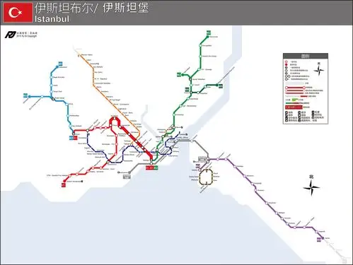 土耳其伊斯坦布尔地铁线路图2015