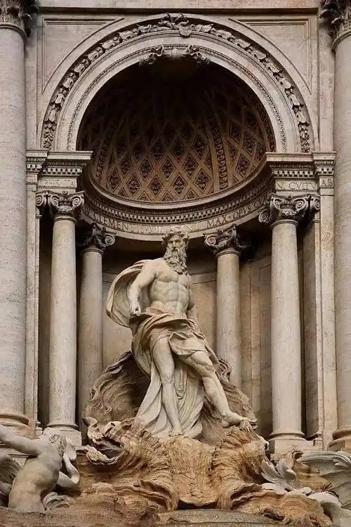 罗马古城的雕像