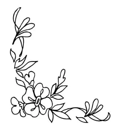 简笔画手抄报  手抄报装饰小图案简单 花边边框简单又漂亮 简单装