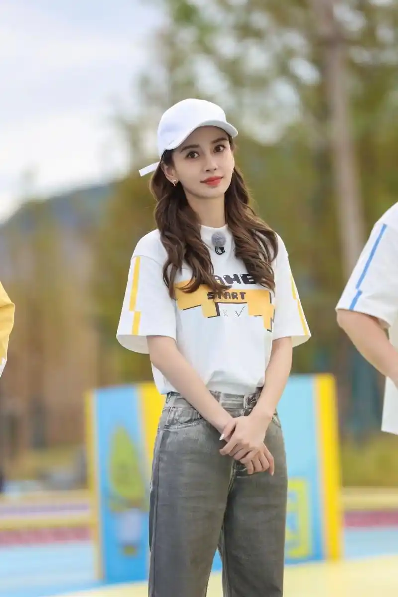 奔跑吧兄弟妆造★杨颖angelababy|||#女明星[话题]# #奔跑吧[话题]