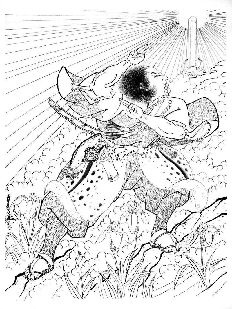 三代目手稿分享#日式老传统 #手稿分享 #三代目雕佑西 - 抖音