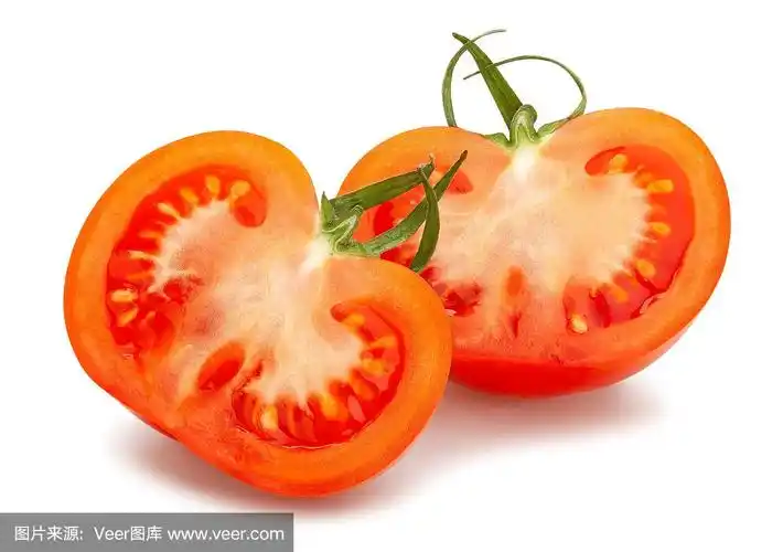 西红柿,蔬菜,横截面,两个物体,清新
