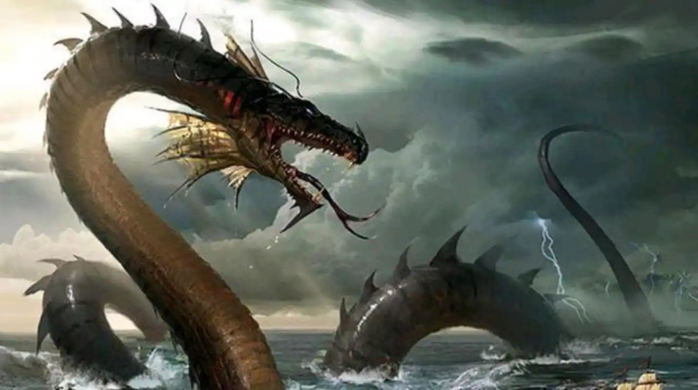 龙的尾巴是粗糙带有毛发的,而蛟的尾巴是光秃而且滑溜溜的.