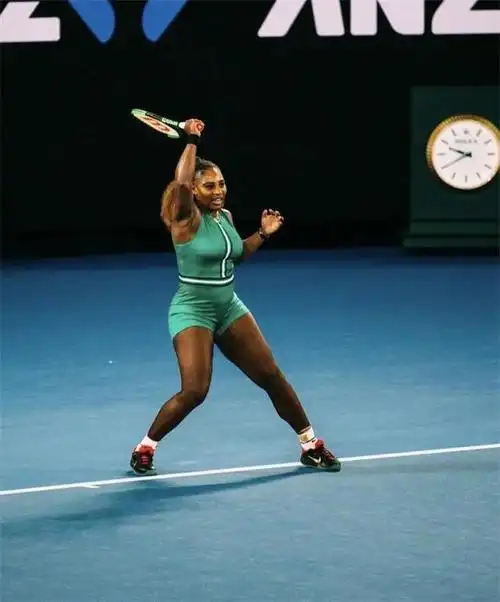 小威廉姆斯是一位世界著名的网球选手,以其强大的爆