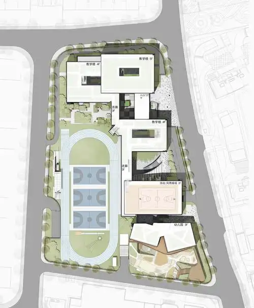 杭州师范大学附属竞潮小学及幼儿园ua尤安设计