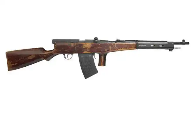 由俄国在一战期间,1916年所设计的一种自动步枪,当时这种步枪能发射俄