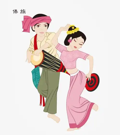 傣族免抠素材免费下载_觅元素51yuansu.com