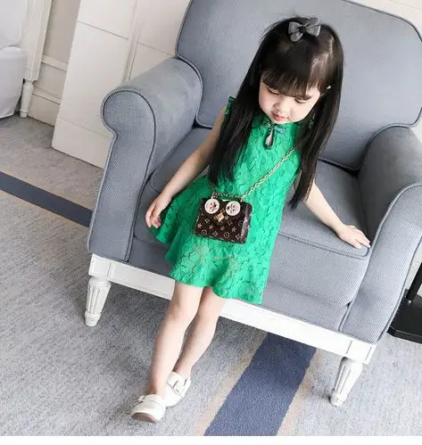 女童连衣裙夏季2018新款女宝宝洋气公主裙子1-3-5岁夏装儿童旗袍