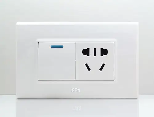 一位单极开关带二三极插座-公元电器