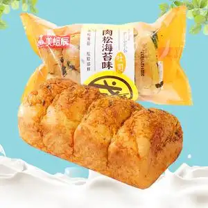 达利园美焙辰肉松海苔味吐司93g早餐营养面包正品包邮散装