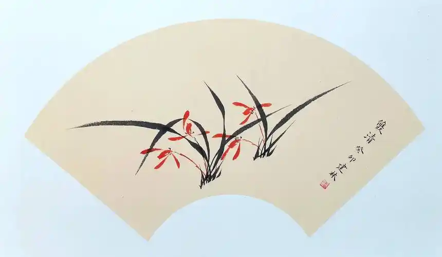 戴建林兰花作品欣赏_cmx_吉安市_国画