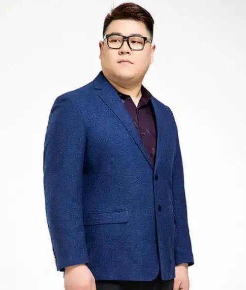 微胖男士定制西装