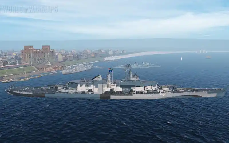 战舰世界—【奇尔沙治】,一艘无比科幻的魔法战列舰_网络游戏热门视频