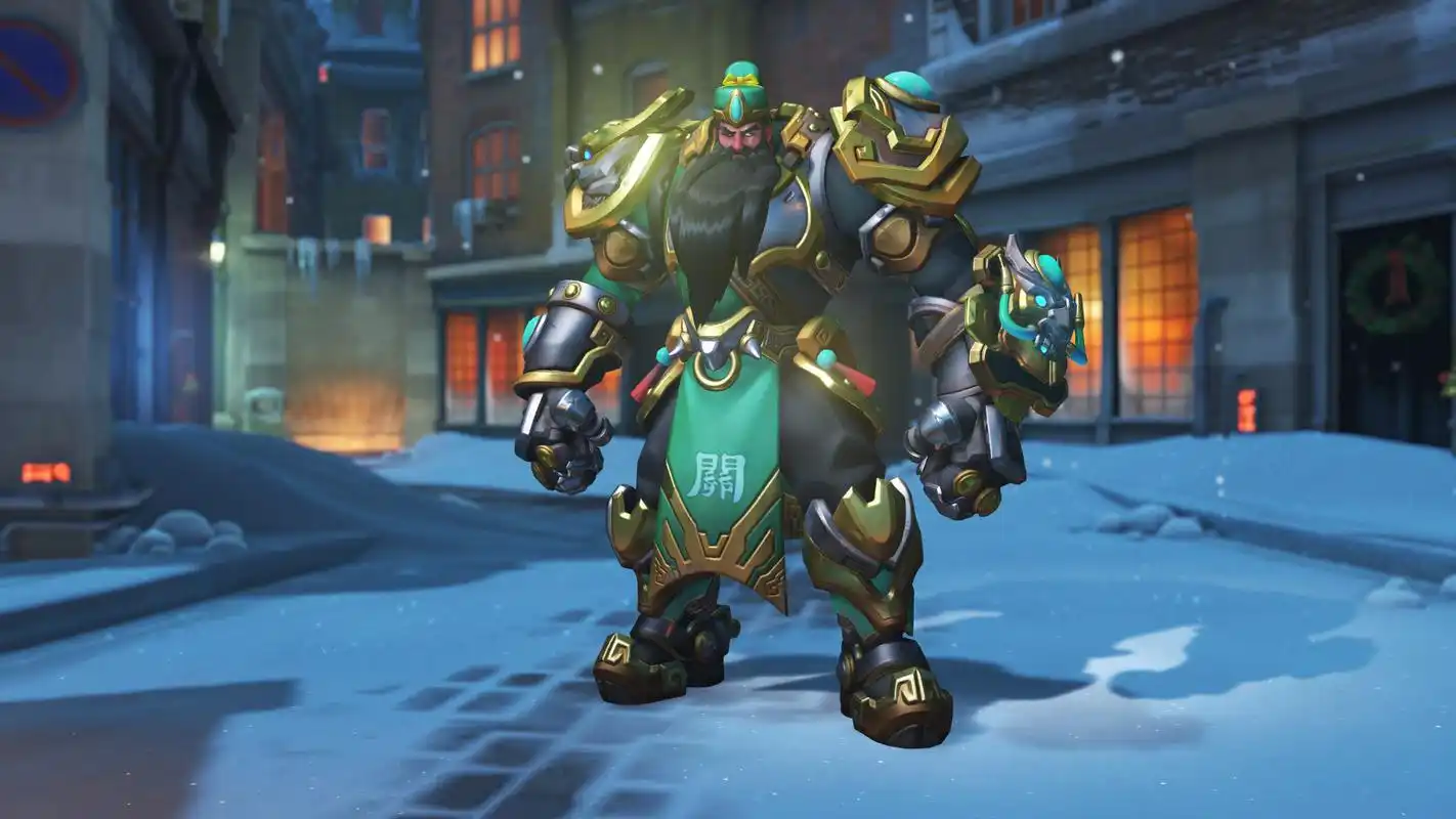 守望先锋:英雄小课堂莱因哈特,详细了解大锤操作!