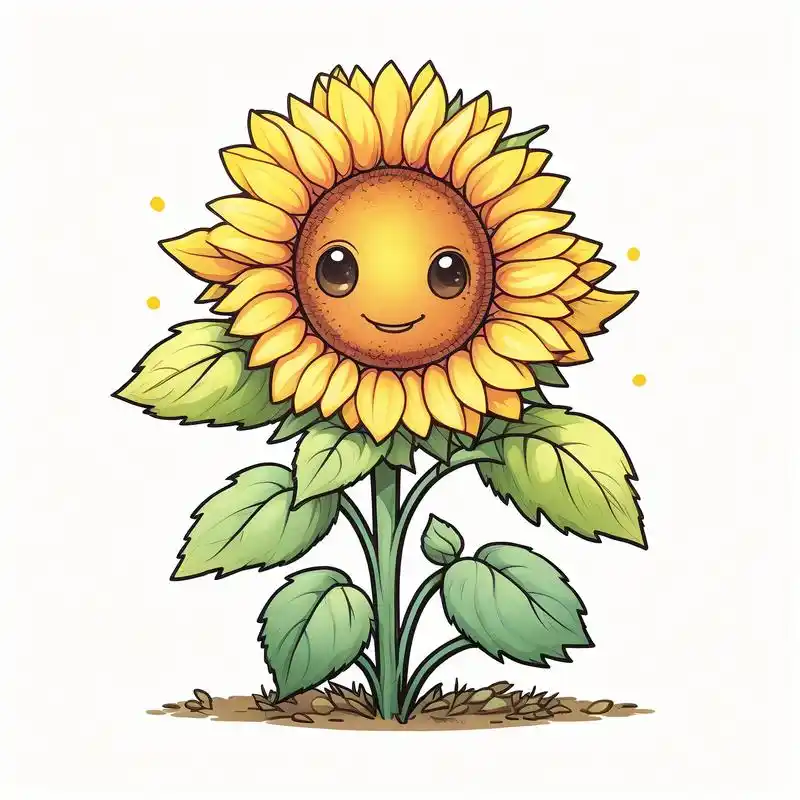 超好看的向日葵微信头像97快来拿走吧!