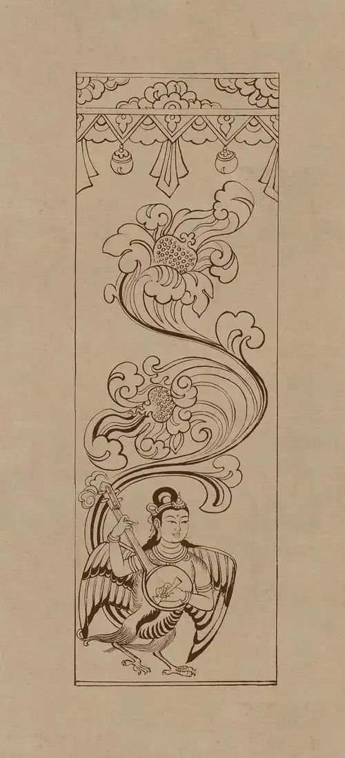 敦煌莫高窟线描稿(海量美图)