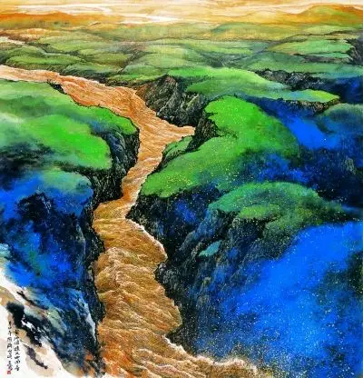 田呢《 光明日报 》( 2014年10月12日   12 版)黄河涌进大地回春(中国