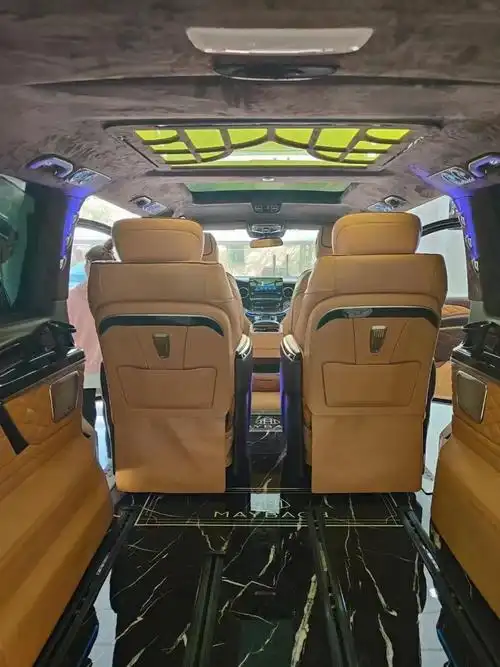 奔驰v260改装航空座椅饰内升级案例图