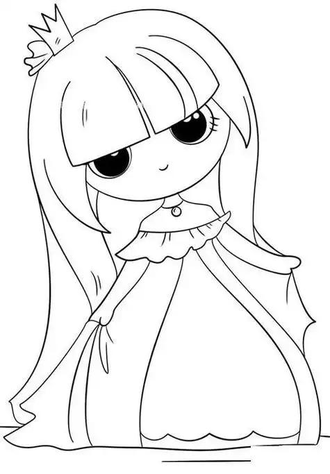 公主图画简笔画