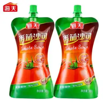 海天番茄沙司305g*2袋 意大利面调料沙司酱番茄酱小包家用ht