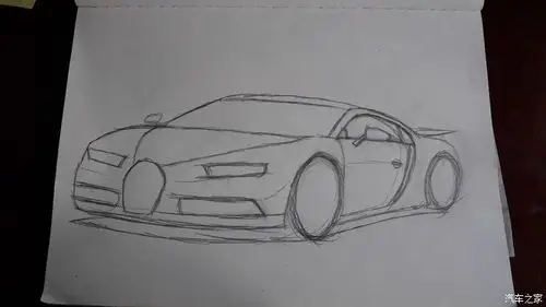 w画车16缸的赛道猛兽布加迪chiron