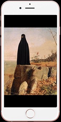 恶搞 名画 蒙娜丽莎 手机 自拍 有趣 特别 livephots 锁屏 动态 壁纸