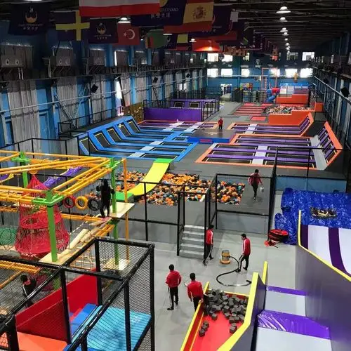 设备大型蹦床公园室内成人乐园超级大蹦蹦床抖音网红同款粘粘乐游乐园