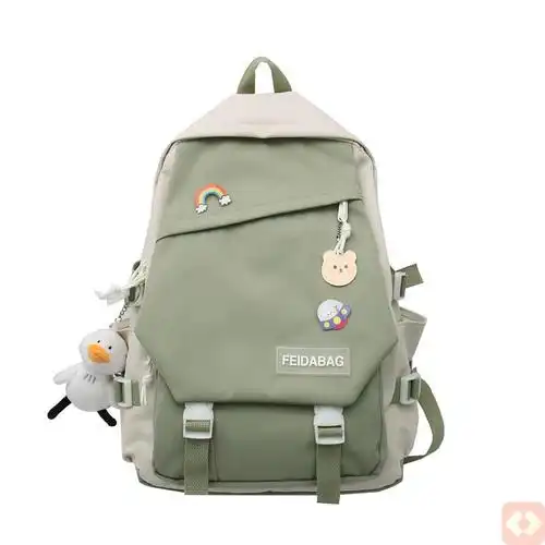 书包高中女生高颜值网红ins少女心女初中生简约轻便型双肩背包