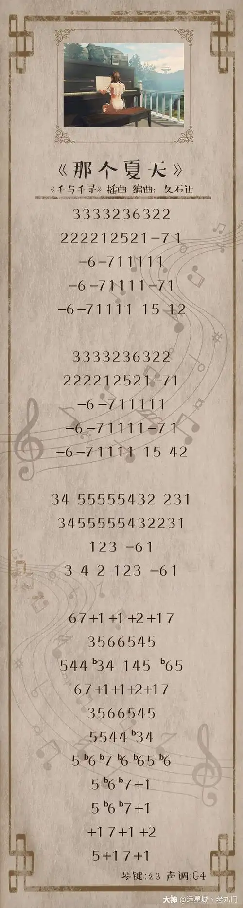 远星城丶老九门:#明日之后##明日先锋同盟# 明日之后钢琴谱