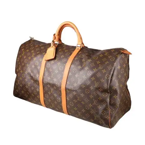 [9.0新]路易威登lv中性男士女士老花手提旅行包60cm长