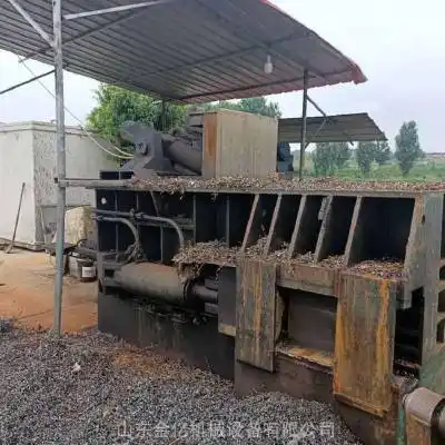 大型废铁打包机 二手400吨金属打包机 一体式铝箔废铜压块机