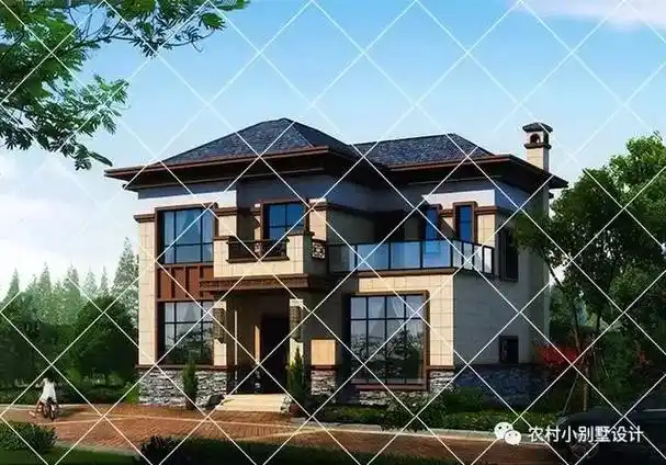 22套二层农村自建房推荐造型简约耐看颜值高16万起建二层别墅