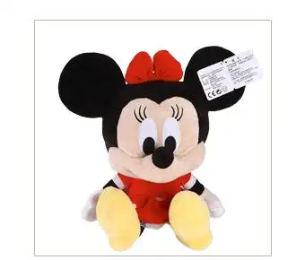 乐淘淘 迪士尼正品玩偶公仔大头米妮基本款(红裙不绣字)玩具