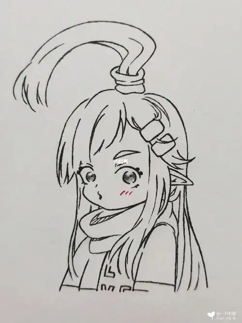 《凹凸世界》试着用不同的画法展现艾比小姐的可爱～感觉还不错期待