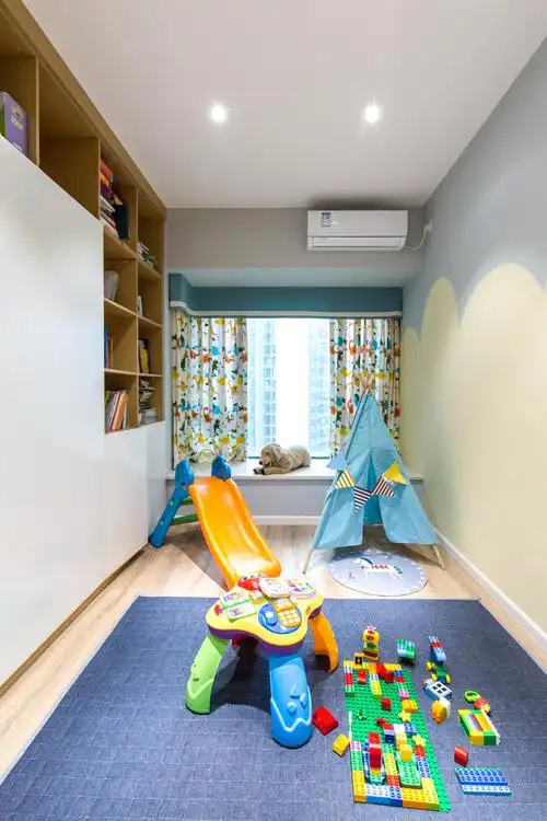 北欧风格四居儿童娱乐室装修效果图 娱乐室儿童北欧效果图 儿童房装修