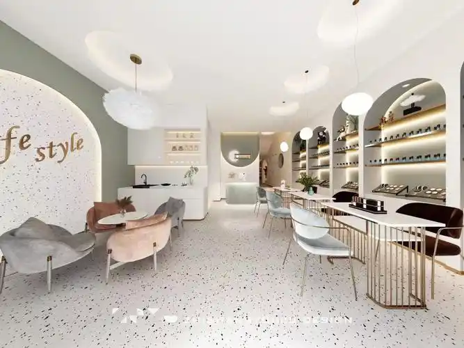 美甲店现代风装修设计