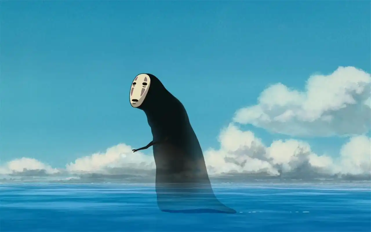 千与千寻无脸男电脑桌面壁纸图片