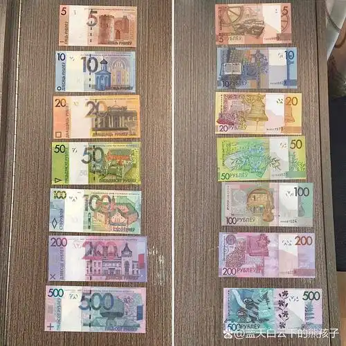 分别是5,10,20,50,100,200和500卢布 	 白俄罗斯现今流通的纸币属第三