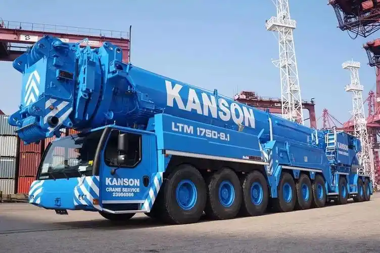 首台利勃海尔ltm175091移动式起重机进入中国大陆市场